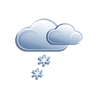 leichter Schneefall leichter Schneefall