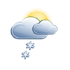 leichte Schneeschauer leichte Schneeschauer